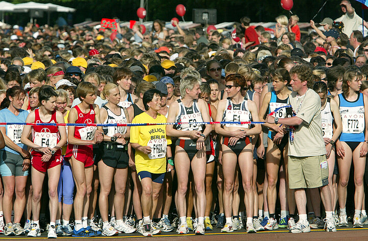 Frauen beim Start 1989 in Berlin © SCC EVENTS / C4