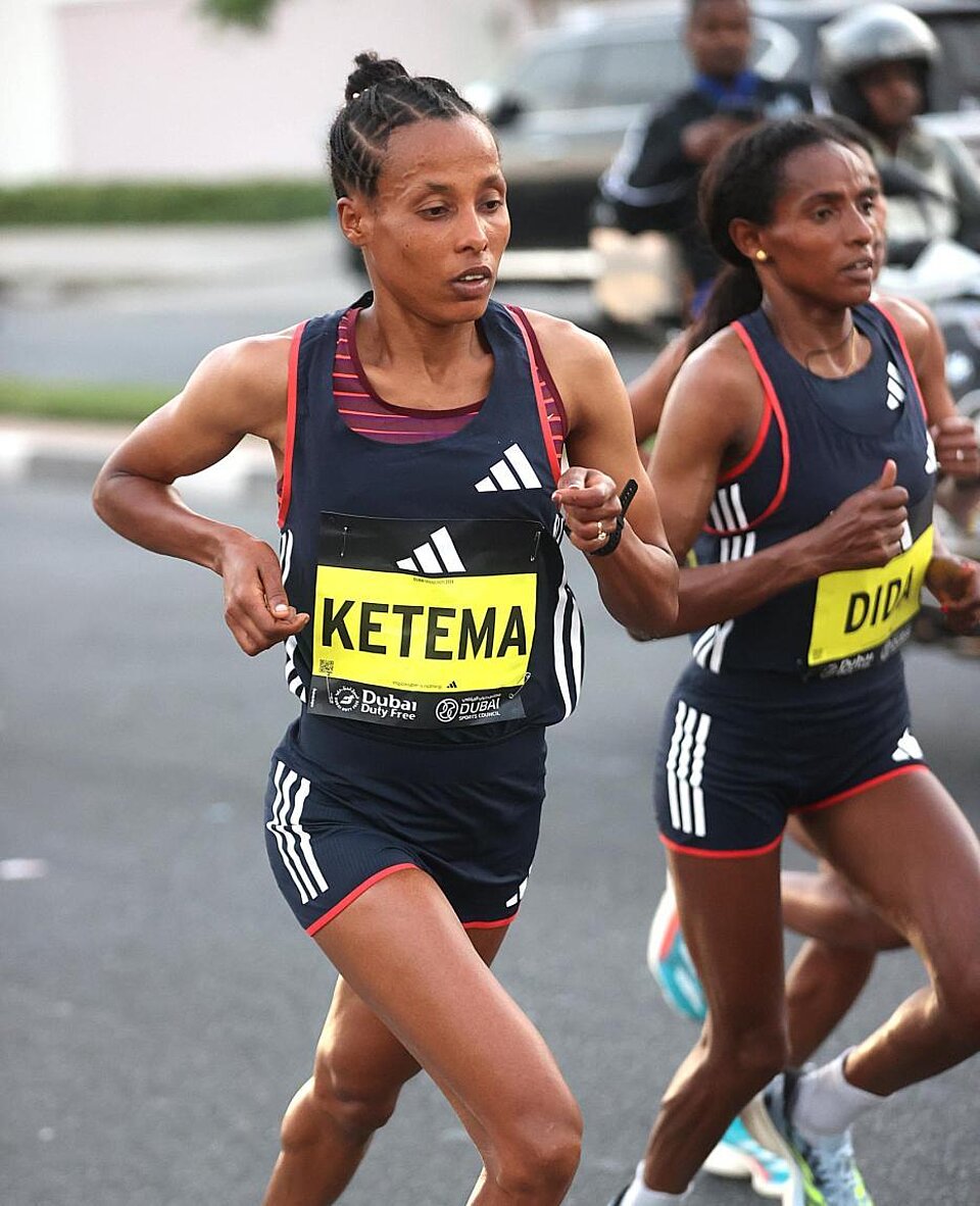 Tigist Ketema gewann den diesjährigen Dubai Marathon @ PhotoColombo